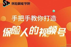 保险视能学院：手把手教你打造保险人的视频号【视频课程】